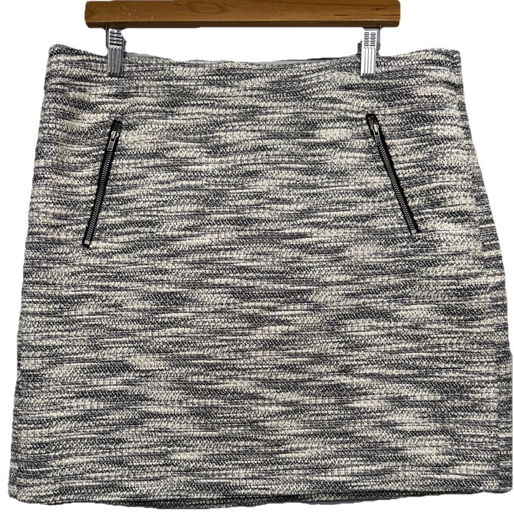 NEW Ann Taylor LOFT Tweed Shift Skirt Size 14
